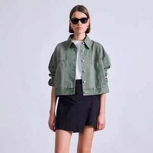 Apiece Apart Cropped Trapeze Jacket XXS